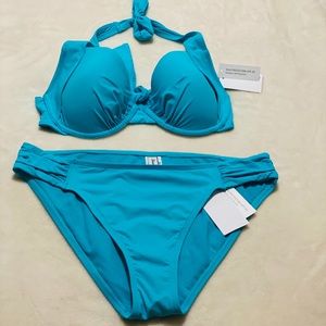 Tommy Bahamas Pearl Underwire Halter Bikini